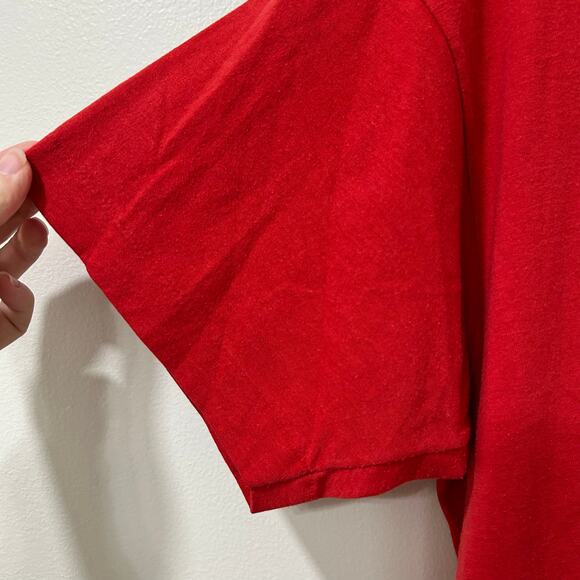 McDonalds Mens XL Red Short Sleeve 1989 Single Stitch T Shirt Challenge USA-USSR - Picture 3 of 5